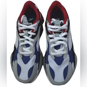 Puma Kids RS-X Blue Red White Sneakers Shoes Size 7C